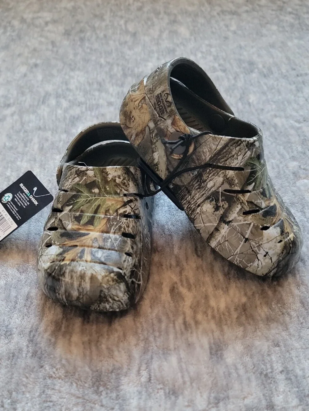 Toddler Camouflage Slip-On Clogs - Green/Brown Size 7